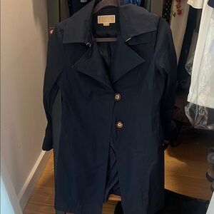 Michael Kors Navy single breasted Trench Coat